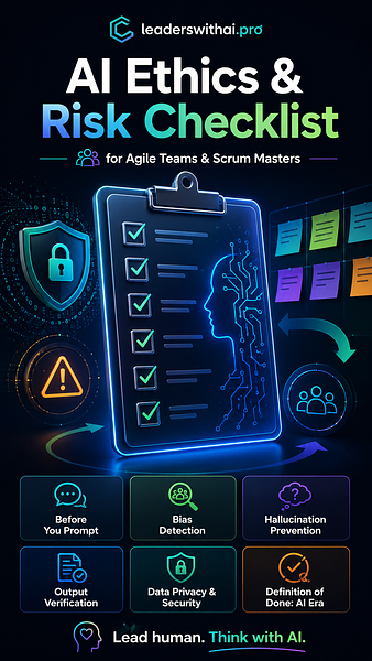 AI Ethics & Risk Checklist for Agile Teams and Scrum Masters